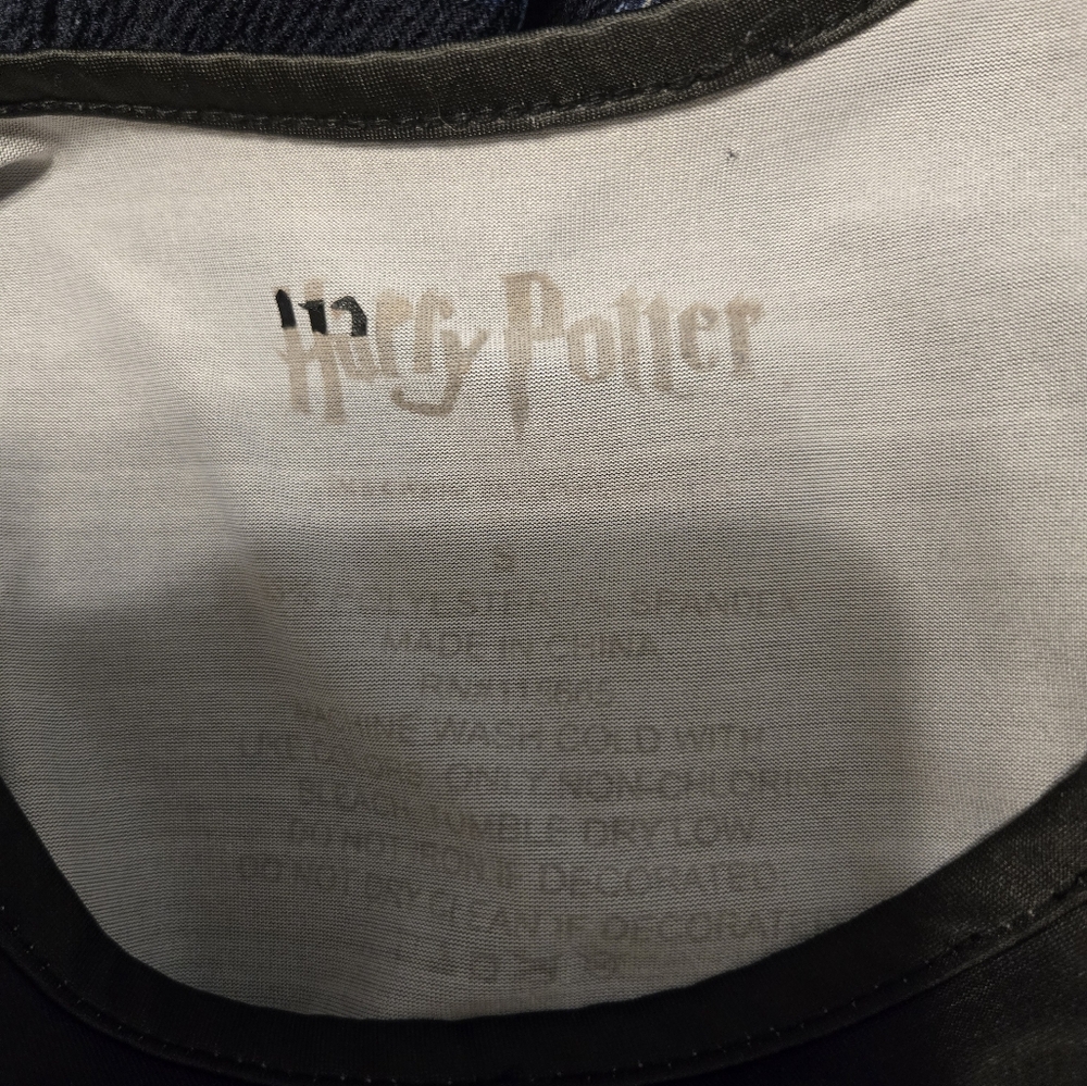 Warner Bros. Black and Gold Hogwarts Map Mini Dress - Picture 5 of 5